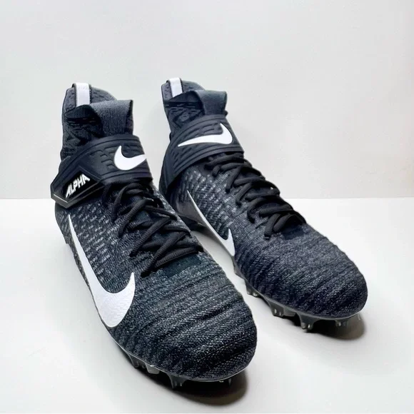 Nike Alpha Menace Elite 2 Men's Football Cleat in Black/Gray Size 11 - Picture 5 of 11